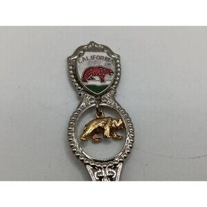 5/$25 Vintage Souvenir Spoon California United States of America Collectible